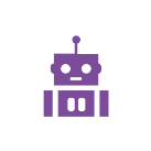 Lokale und sichere Künstliche Intelligenz Icon